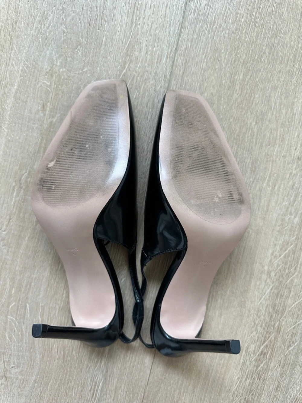 Mango MNG Black Slingback Heels - Picture 10 of 10